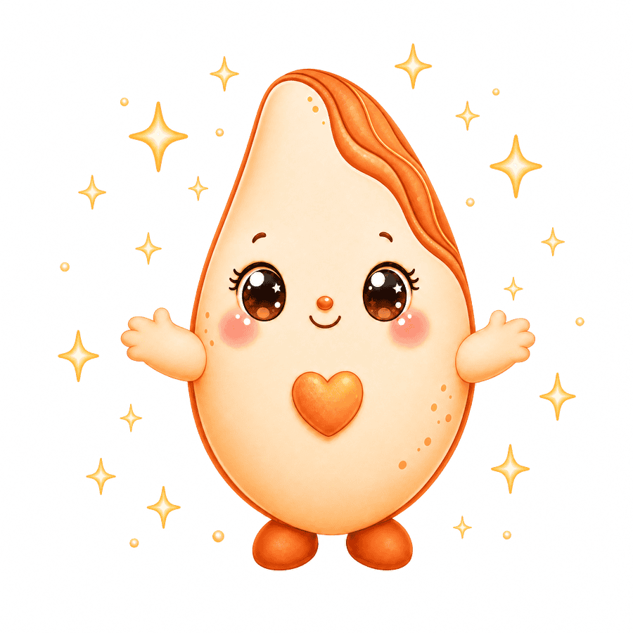 Amy, die Illustration des Alarmsystems, mit großen Augen